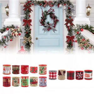 Imitation Linen Ribbon 7cm by 5 Yards Gold Silver for Decoration and Crafting - Picture 1 of 42