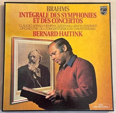 BRAHMS Symphonies Concertos SZERYNG STARKER ARRAU HAITINK ED1 PHILIPS 8LP NM/M - Image 1 of 3