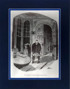 ADDAMS FAMILY Chas Addams - YOU GAVE ME QUITE A START MATTED PRINT Frame Ready - Picture 1 of 1
