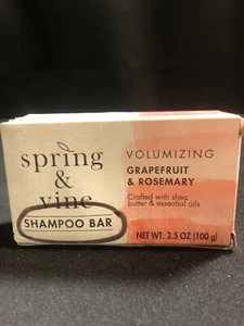 Spring & Vine Grapefruit & Rosemary Volumizing 2 in 1 Shampoo Bar - Bild 1 von 5