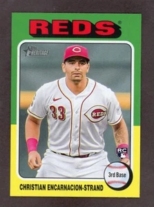 2024 Topps Heritage MISSING FACSIMILE SIGNATURE Christian Encarnacion-Strand - Imagen 1 de 2