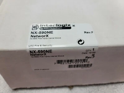 INTERLOGIX NetworX NX-590NE TCP/IP Ethernet Module NX-590E NEW! - Image 1 of 4