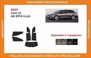 pellicola oscurante vetri SEAT leon st dal 2014 in poi kit completo - Imagen 1 de 1
