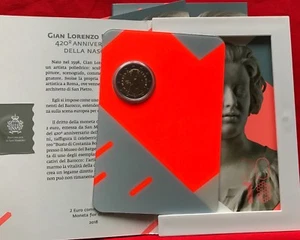 San Marino 2 euro 2018 "Gian Lorenzo Bernini" BiMetallic UNC - Picture 1 of 5