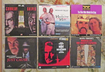 Sean Connery Classic action 6 movies laserdisc free ship - Image 1 of 3