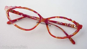 Eyeglasses Cheeky Catey Frame Women's Eyeglasses Fancy Colored Red NEW Size M - Picture 1 of 4