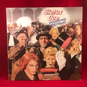 STATUS QUO Whatever You Want 1979 French Vinyl LP + INNER Living On An Island D - Picture 1 of 1