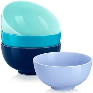 LOVECASA 4-teilig Porzellan Schalen Mehrfarbig Müslischale 760ML Nudelschüssel - Bild 1 von 14