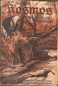 Buch heft Kosmos Franckh'sche Verlagshandlung Stuttgart 29.Jahrgang 1932 Heft 1 - Picture 1 of 2