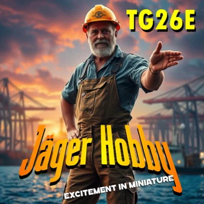 TG26E – Modern Tug & Harbour Crew Figure Standing Pose, Safety Helmet - Image 1 of 4