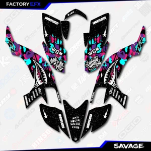 Nebula Savage Camo Racing Graphics kit fits 03-08 Yamaha YFZ450 ATV Decals - Bild 1 von 2