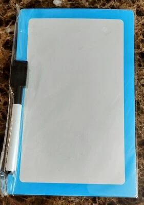 Dry Erase Board & Marker 8 1/2'" x 5  1/2" Magnetic **Brand NEW & Ship's FREE** - Image 1 of 2