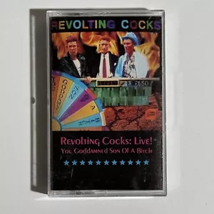 Revolting Cocks You Goddamned Son of a Bitch Cassette Tape Rare Clear 1993 VG/EX - Picture 1 of 5