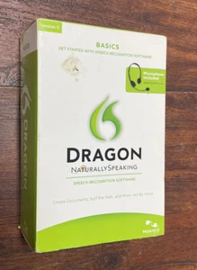 Dragon NaturallySpeaking Speech Recognition Software Basics Version 11 By Nuance - Picture 1 of 4