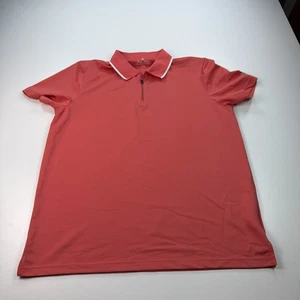 Camisa Polo Brooks Brothers Performance 1/4 Cremallera Para Hombre Extra Grande XL Roja Elastizada - Imagen 1 de 7