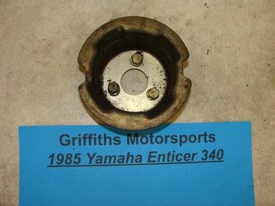 1985 YAMAHA ENTICER ET340 8Y2 oem recoil starter cup boss bowl basket - Image 1 of 4