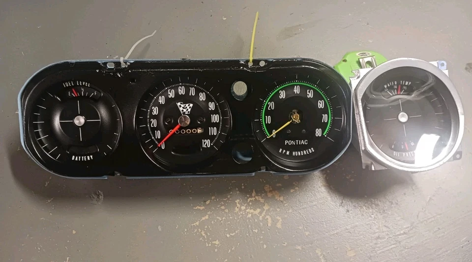 1965 PONTIAC GTO LEMANS TEMPEST ШОУ КАЧЕСТВО ВОССТАНОВЛЕННЫЙ РАЛЛИ ДАТЧИК КОМПЛЕКТ ИЗЯЩНЫЙ!! - Изображение 1 из 4