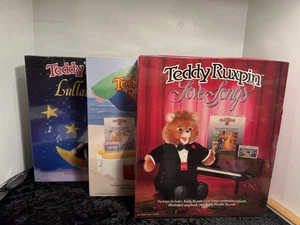 Teddy Ruxpin Worlds Of Wonder 1988 canciones de cuna, 1986 canciones de amor y 87 verano - Imagen 1 de 8