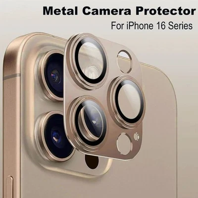 Protector Cristal Templado Lente Cámara Para iPhone 16 Pro Max 15 14 13 Pro Foto 1 de 4