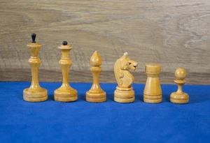 Vintage wooden soviet chess set 60s /similar Kasparov desktop set - Picture 1 of 10