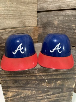 Atlanta Braves MLB 8oz Mini Helmet | Ice Cream | Rawlings | Lot Of 2 - Image 1 of 4