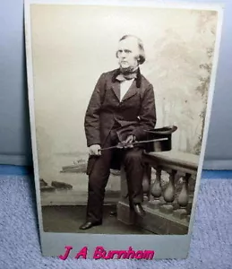 Foto original de la era de la guerra civil C D V de 1860, J A Burnham - Imagen 1 de 1