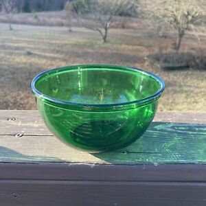 Vintage Anchor Hocking Emerald Forest Green Mixing Bowl 6"