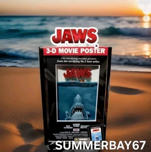 JAWS 1975 Film 3D Poster Kunststatue Steven Spielberg McFarlane Spielzeug SELTEN! - Bild 1 von 8