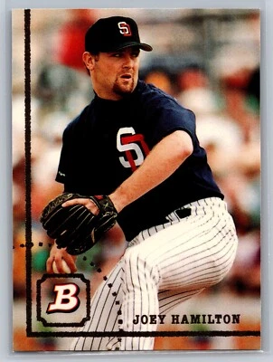 1994 Bowman Baseball Card #525 Joey Hamilton    San Diego Padres - Image 1 of 2