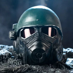 Gioco 1:1 Fallout 4 Veteran Ranger Casco Cosplay Maschera Completa Puntelli Resina Replica - Foto 1 di 12