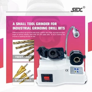 Drill Grinding Machine 3-20mm KZ-Z20 Drill Bit Sharpener 220V 600W 90-140° - Picture 1 of 11