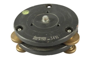 Manfrotto 3416 Leveling Base Only Made in Italy Good Condition for Age - Picture 1 of 4