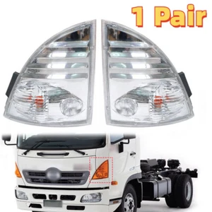 1 Pair For Hino 500 Ranger Truck Fc Fd Gd Fe Ft Fx Gt Gx Fl Gk front Corner Lamp - Picture 1 of 7