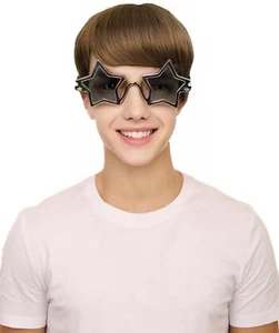 HPO Adult Men's 70's Disco Short Light Brown Bowl Cut Wig, HM-1741 - Picture 1 of 9