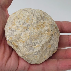 Quarzgeode geschlossen (Durchmesser ca. 8cm) zum selber öffnen, Glücksgeode - Bild 1 von 4