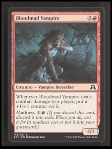 MTG Bloodmad Vampire 146 Common Shadows over Innistrad Card CB-1-3-A-38 - Picture 1 of 7