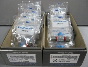 SUPERLOK SMBTI-6-4N, 3/8” X 3/8” X ¼” NPT, MALE BRANCH TEE 316 MNK QTY. 19. - Picture 1 of 1