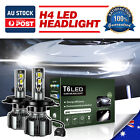 2X H4 9003 Hb2 Headlight Light Led H/L Beam Bulbs Kit 340000Lm For Nissan Pulsar