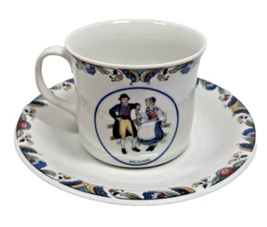 Rorstrand Svenska Landskapsdrakter Swedish Costumes Cup & Saucer - Picture 1 of 9