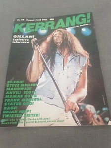 KERRANG! Issue 22 Aug 12 - 25 1982 Gillan, Twisted Sister, Anvil, Manowar - Picture 1 of 7