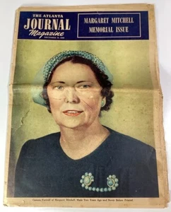 Gone With The Wind AJC Magazine Margaret Mitchell Issue Original 1949 Rare Ads - Picture 1 of 24