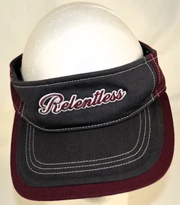 Relentless Visor By Richardson Red and Black - Picture 1 of 7