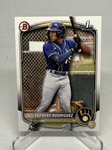 2025 Bowman Prospect Paper Yophery Rodriguez Milwaukee Brewers #BP-36 - Imagen 1 de 1