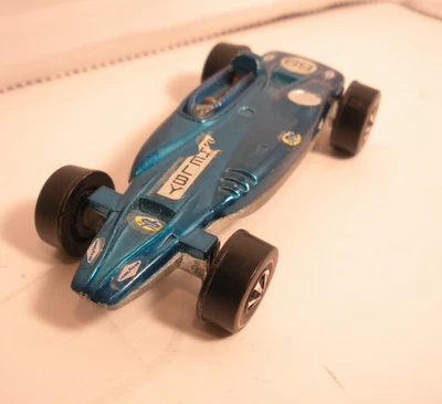Modelo a escala fundido a presión Hot Wheels Redlines 1969 de colección Shelby Turbine Aqua HK Foto 1 de 4