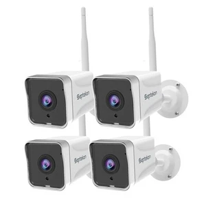4 Pack Outdoor Security Camera 2K,WiFi Cameras for Home Security Outside with... - Picture 1 of 7