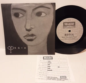 REGiA ~ SAME TiME SAME PLACE / DISiNFECTANT 7" ViNYL 45 mit PiCTURE SLEEVE HiTiT! - Bild 1 von 2
