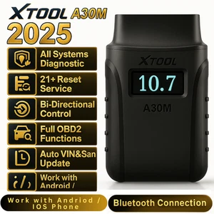 XTOOL A30M bluetooth OBD2 Scanners For Automotive Code Reader TPMS CANFD - Picture 1 of 24