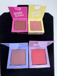 Benefit LOT X4 Mini Blush Willa Shellie Terra Crystah New 0.08 Oz Each - Picture 1 of 17