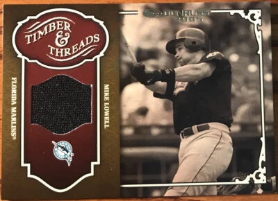 2005 Donruss Timber & Threads Jersey Mike Lowell #TT-32 Florida Marlins - Image 1 of 2