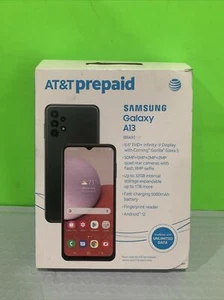 AT&T Samsung Galaxy A13 LTE 32GB Prepaid Smartphone Open Box - Afbeelding 1 van 5